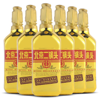 永丰牌北京二锅头清香型(出口型小方瓶)永丰二锅头金标46度500ml*6瓶