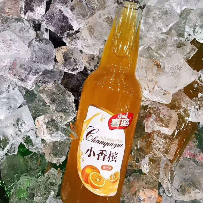 4瓶喜璐香槟怀旧经典饮料80后经典香槟夜市汽水饮料3ml橙子味件4瓶