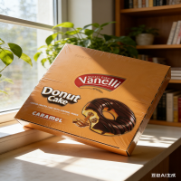 老亚Vanelli焦糖巧克力夹心蛋糕 焦糖巧克力味 35g*24