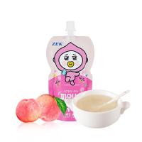 马来西亚进口 ZEK蒟蒻白桃汁果冻130g 儿童果汁吸的冻