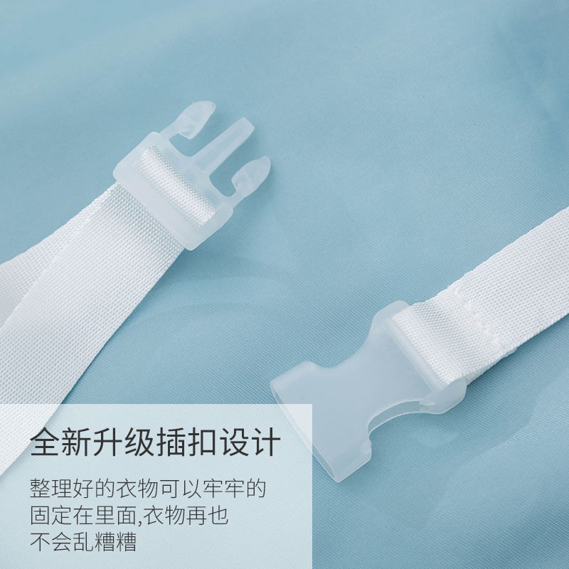 旅行收纳袋套装出差旅游便携衣服行李整理包内衣洗漱化妆品收纳包收纳袋 三维工匠收纳盒高清大图