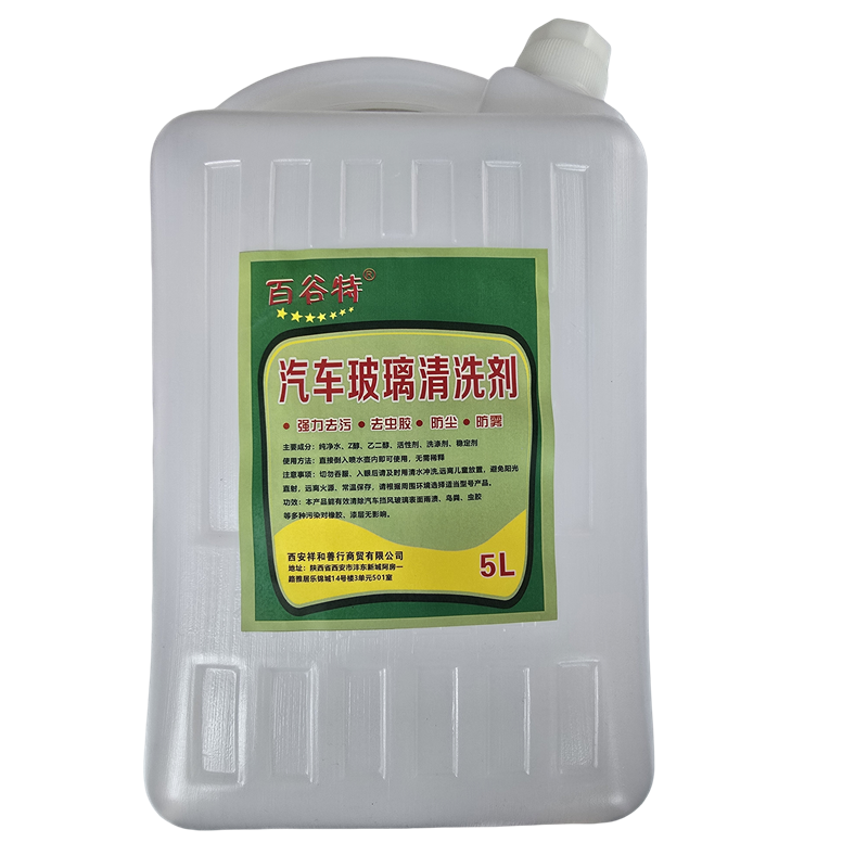 百谷特 汽车玻璃清洗剂 夏季玻璃水 5L 桶