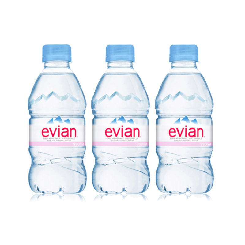 法国 evian依云矿泉水 330ml*6瓶 组合装