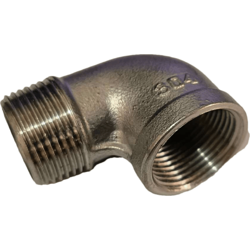 蔚珺304不锈钢内外丝弯头1.2寸DN32个图片