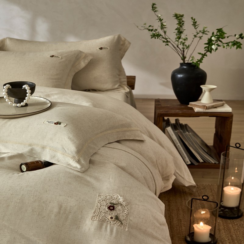 汉司家纺 HANSI-73 竹麻四件套 220*240cm (计价单位:套)高清大图