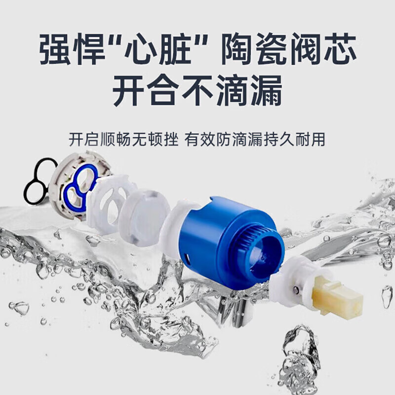 欧琳（OULIN）厨房旋转感应抽拉式智能水龙头伸缩洗菜盆专用水槽冷热两用 9903G枪灰色红外+抽拉感应高清大图
