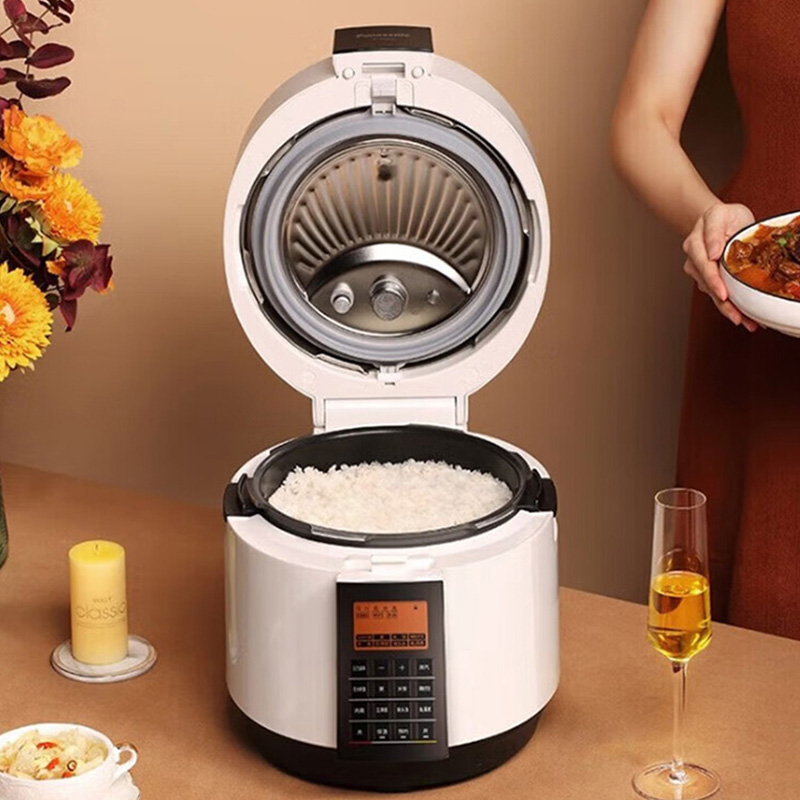 松下电压力锅5L大容量自动排气一体高压电饭煲SR-PS508高清大图