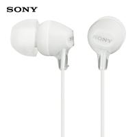 索尼(SONY) MDR-EX15LP 耳机入耳式重低音手机通用电脑音乐耳塞 白色