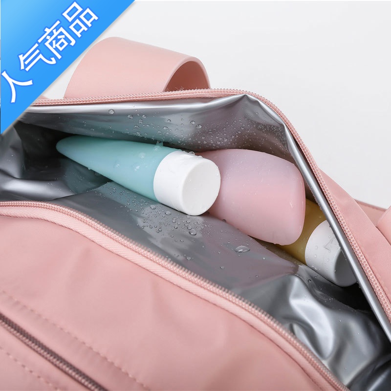 封后瑜伽健身包袋女小型训练运动包游泳包软干湿分离独立鞋位防水休闲旅行包男女高清大图