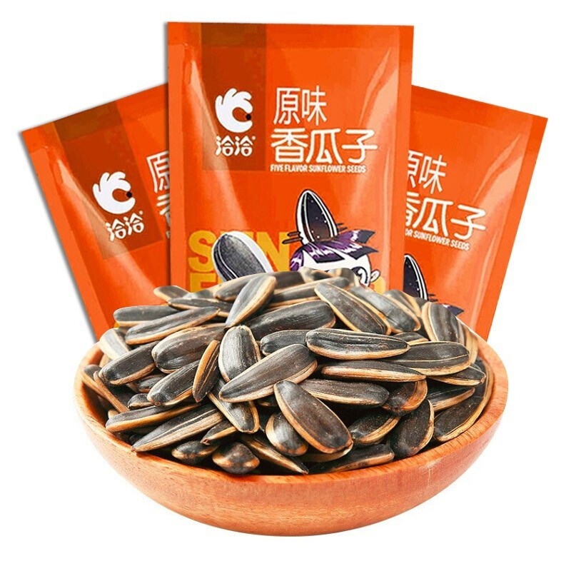 洽洽香瓜子原味恰恰瓜子葵花籽坚果炒货休闲零食小吃180g*3袋