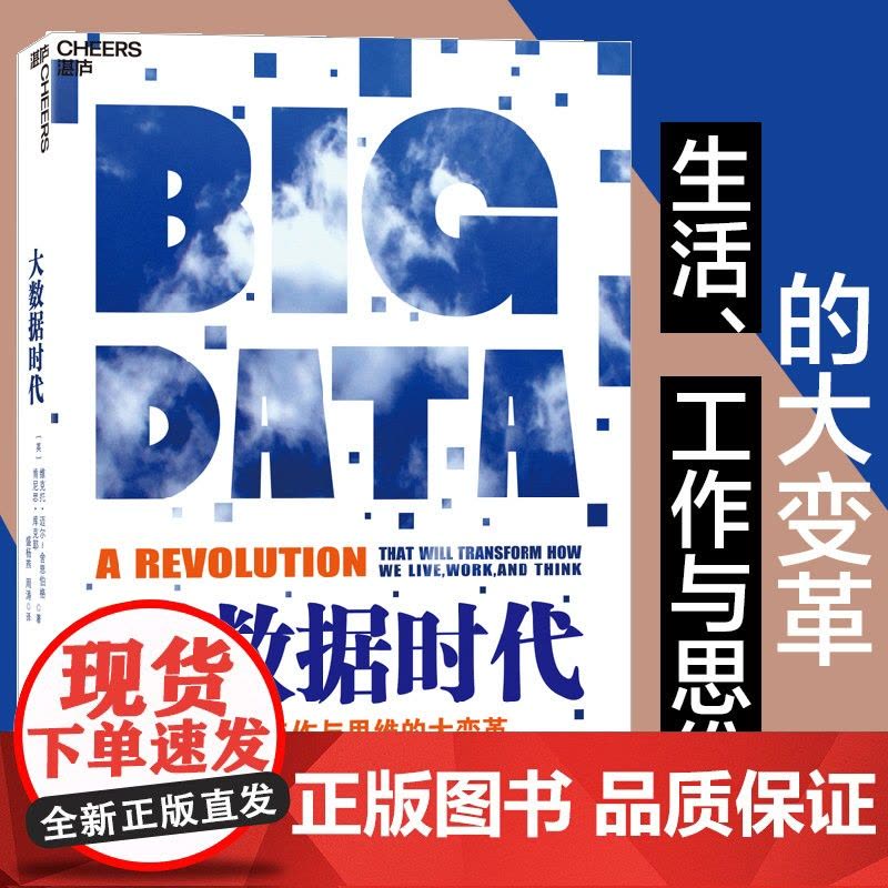 大数据时代 一本书开启一个时代 一本书缔造一个产业 大数据时代开山之作 大数据经典力作 正版书籍浙江人民出版社图片