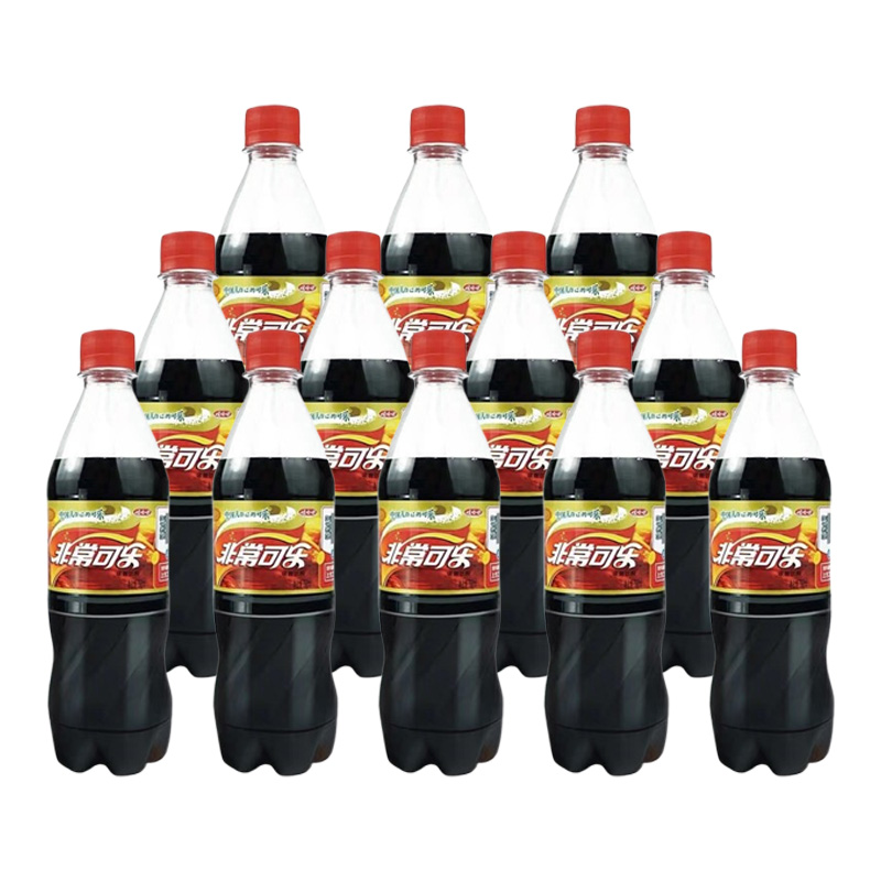 娃哈哈非常可乐碳酸饮料汽水整箱装国产快乐水500ml*12瓶高清大图