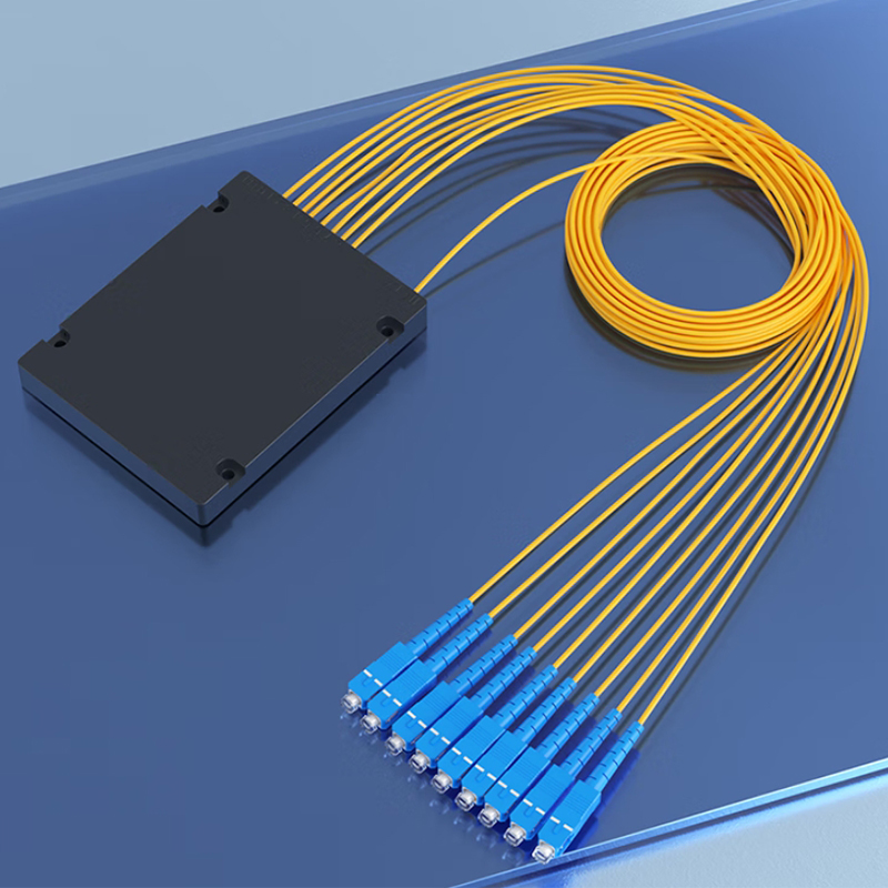 圣钧科技SHENGJUN TECHNOLOGY 分光器 FC/SC一分八 +台高清大图