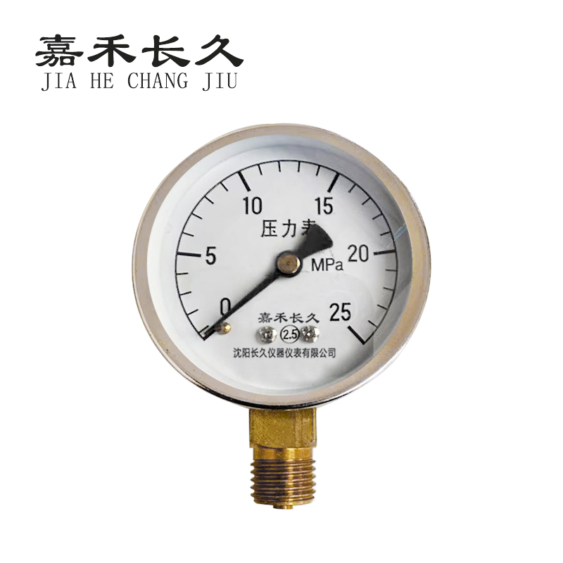 嘉禾长久+压力表检测定制型+Y40+块 0-25Mpa
