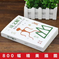 [正版]说文解字许慎小学生幼儿学习汉字演变图解象形文字书字典给孩子的汉字王国一年级二三年级读物甲骨文字的演变注咬文嚼字合