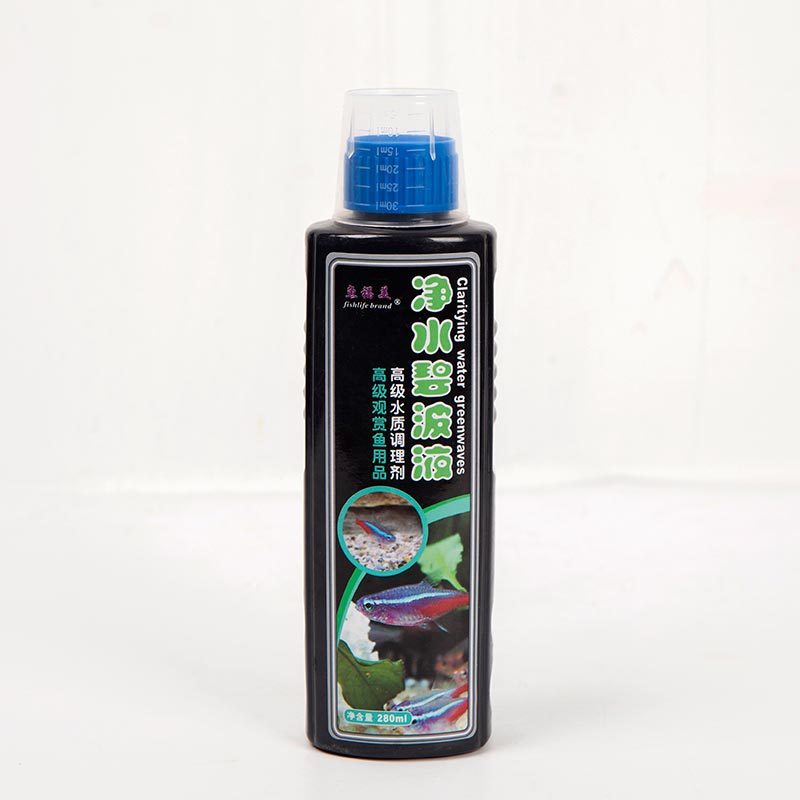 细菌水族鱼用消毒净水剂水质立清净化去除绿鱼缸安定剂高清大图