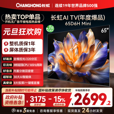 长虹 电视65D6H Mini