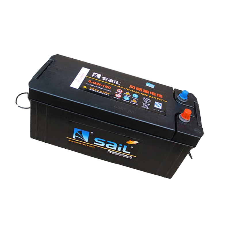 风帆(sail)蓄电池6-QW-180徐工QY25KJ 重庆铁马CQ1190 XC2300 XC2200高清大图