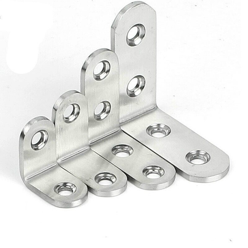 定做直角固定块角铁三角五金承重角码不锈钢配件小卡扣90度20x20x20配