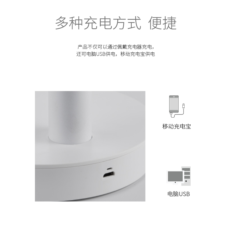 即品桌面风扇静谧蓝 JP-F01