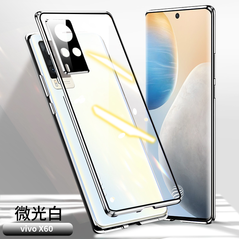 KONEL vivox60手机壳vivox60pro+保护套双面玻璃磁吸全包防摔5g潮牌x60pro外壳男女防摔防爆玻n高清大图