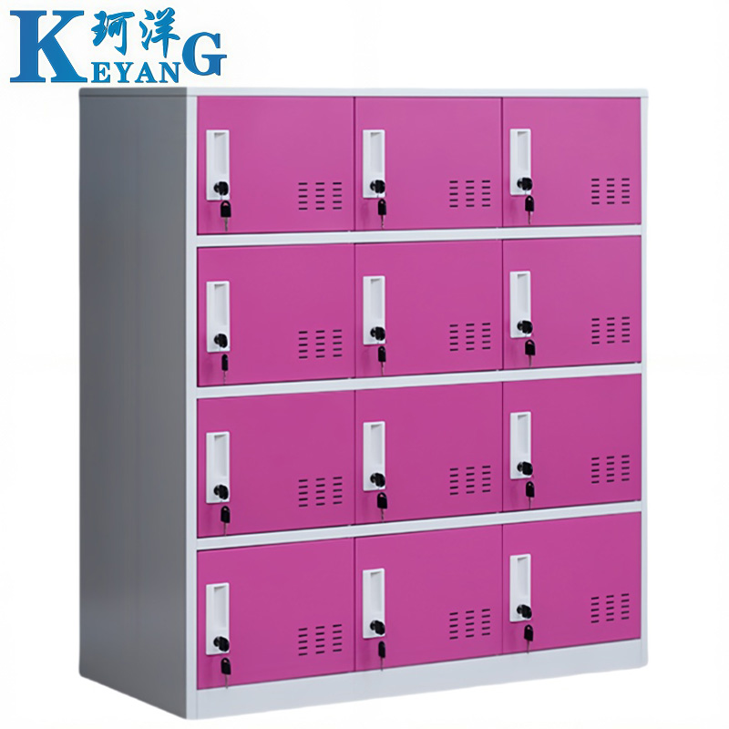 珂洋 存包柜 十二门(红白套色) 台高清大图