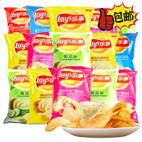 【第二件减3元】乐事(LAY'S) 膨化食品 随机口味薯片12g*8(休闲食品网红零食)邀新