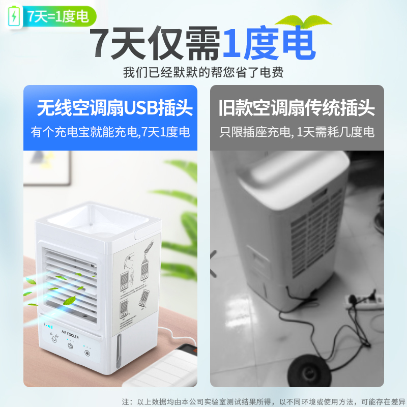 迷你小空调电风扇家用卧室制冷小型冷风机水冷 冷风机