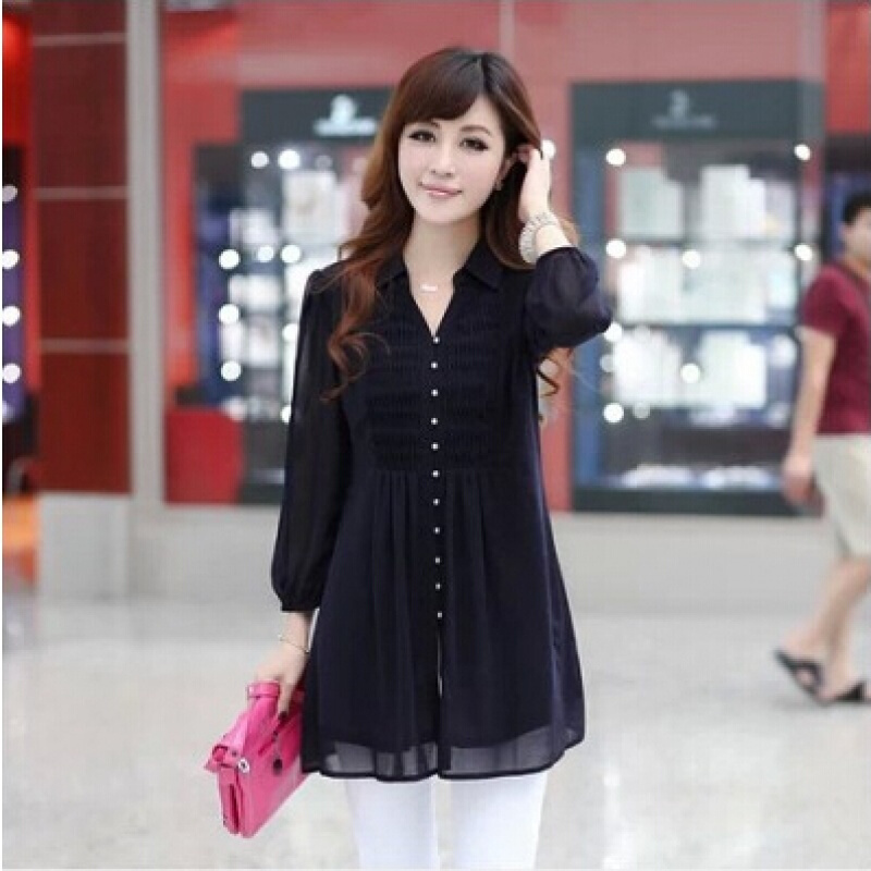 夏季特大码女装胖mm200斤雪纺衫中长款短袖t恤宽松加肥加大码上衣