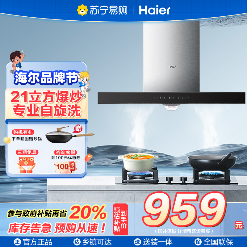 海尔大吸力CXW-219-E900T11