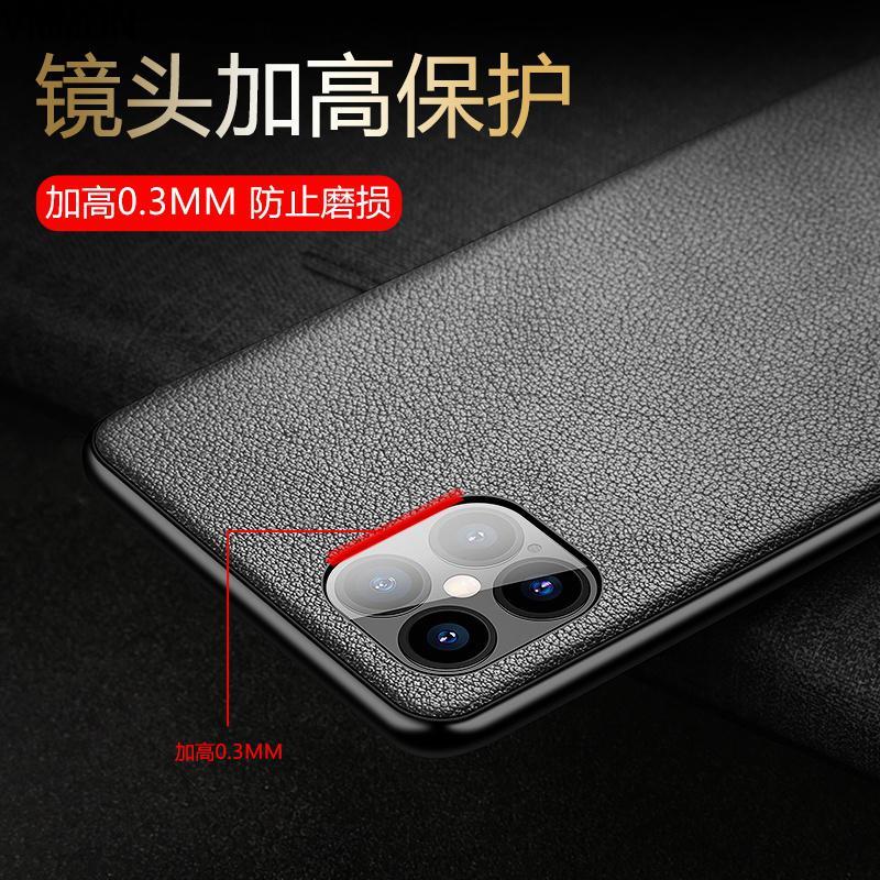 VMONN适用于苹果13手机壳真皮iphone13promax保护套翻盖13pro皮套头层牛皮mini全包防摔十三超薄男