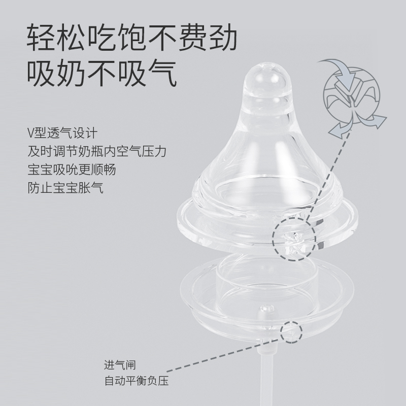 伊斯卡尔ppsu防胀气宽口径断奶 婴儿奶瓶宝宝重力球吸管大容量奶瓶耐高温防摔双手柄双把手可爱奶瓶240ml颜色随机