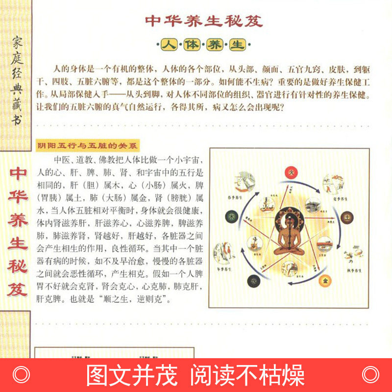 [醉染正版]中华养生秘笈 图文版中医养生书籍大全 家庭常见病多发病的治疗方法养身保健宝典四季中药养生食疗秘籍线装书局全4