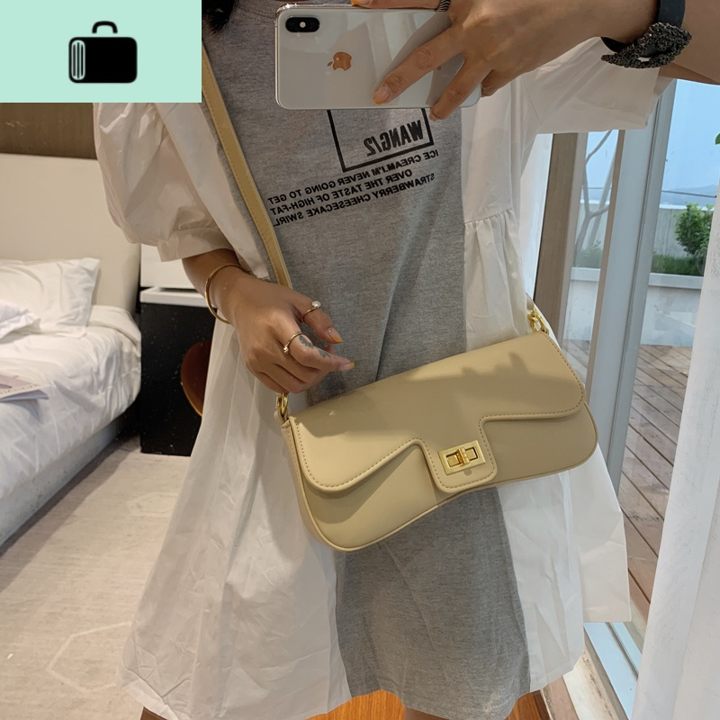 法式小众流行包包女包2020夏季新款潮时尚网红百搭ins单肩腋下包NEW LAKE女士单肩包