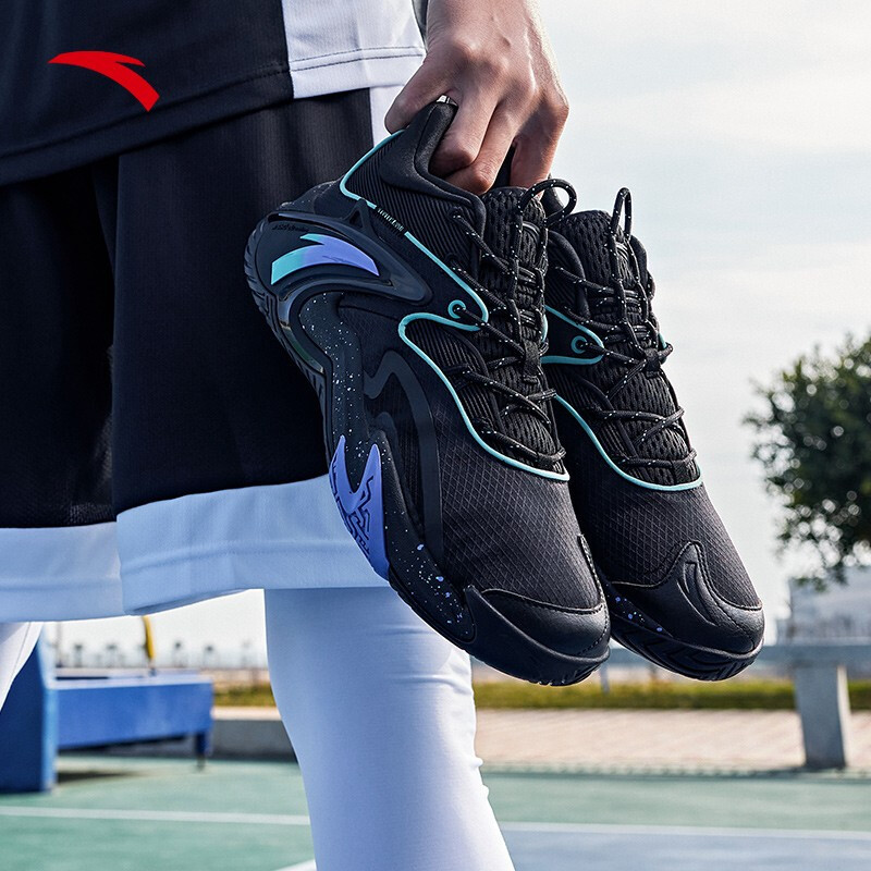 安踏空域篮球鞋男鞋旗舰2022春季新款专业实战球鞋低帮运动鞋