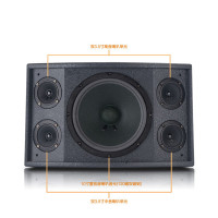 狮乐（shile）BX106高端KTV专业卡包音箱 10寸舞台、会议全频音箱 家庭卡拉OK