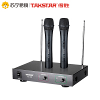 得胜 (TAKSTAR) TC-2R无线麦克风会议专业舞台演出K歌主持一拖二话筒