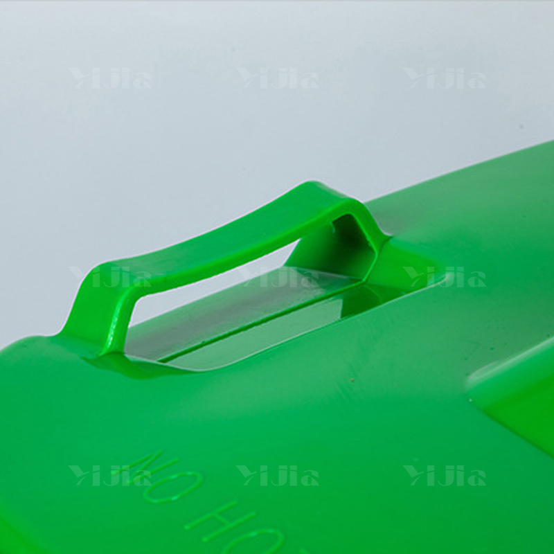 翌嘉YJ4060364户外垃圾桶带轮240升商用大垃圾桶 绿色厨余垃圾高清大图