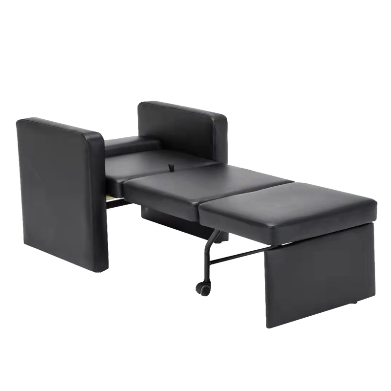 匡大 办公沙发 皮艺沙发 办公室折叠午休沙发 西皮 单人位 KDT898高清大图