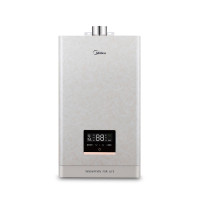 美的（Midea）JSQ27-14HS3 14升智能变升水气双调安全防护玉瓷外观恒温机 天燃气热水器
