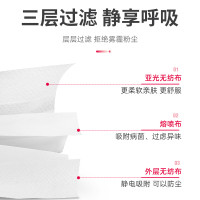 维德医疗（WELLDAY）一次性医用外科口罩成人无菌三层过滤夏季旗舰店正品灰色爸爸亲子装