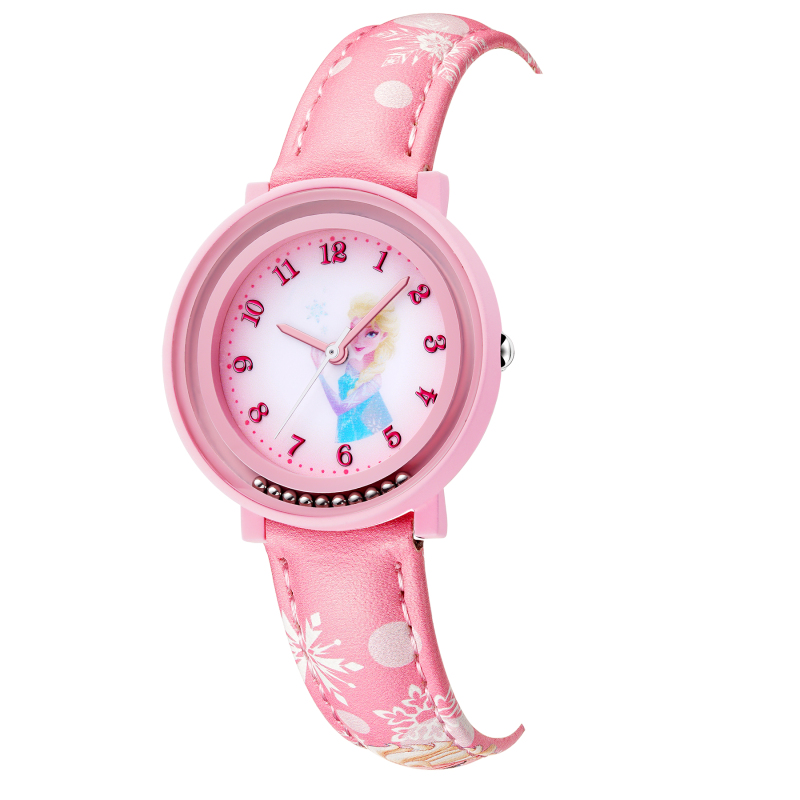 迪士尼disney儿童手表女孩冰雪奇缘小学生手表艾莎公主手表女童石英表