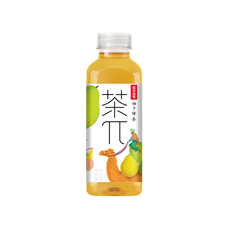 农夫山泉 茶π柚子绿茶500ml*15瓶 整箱高清大图