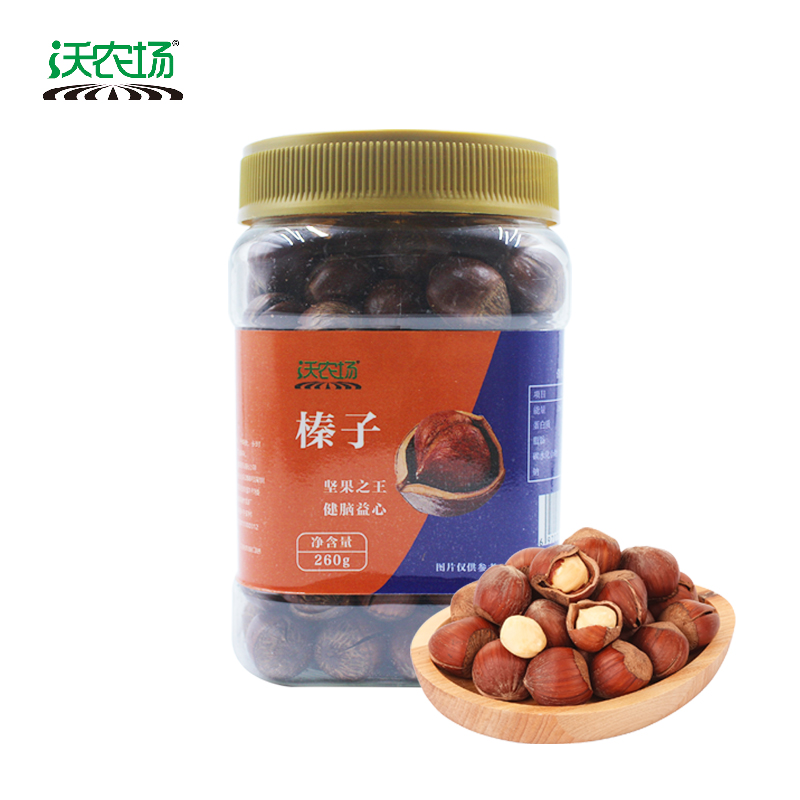 沃农场榛子松子组合660g/组高清大图
