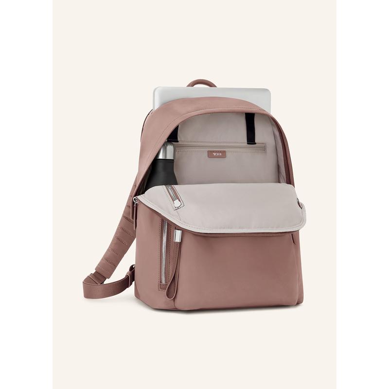 TUMI女士双肩包防水分区大容量通勤轻便电脑隔层英寸可调节背带高清大图