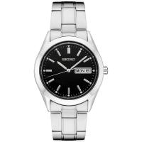 SEIKO 新款男士经典Essentials系列精钢腕表日历100米防水时尚商务运动