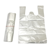双箭白手提塑料袋垃圾袋1000mm50个/包 1包