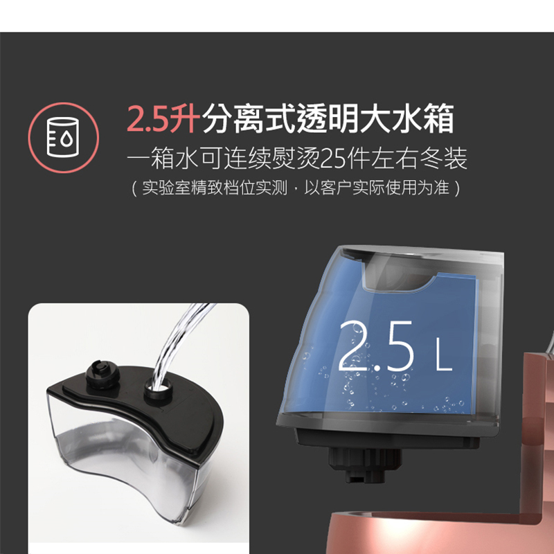 韩国现代手持挂烫机家用双杆小型蒸汽熨斗挂式熨烫机烫衣服挂烫机