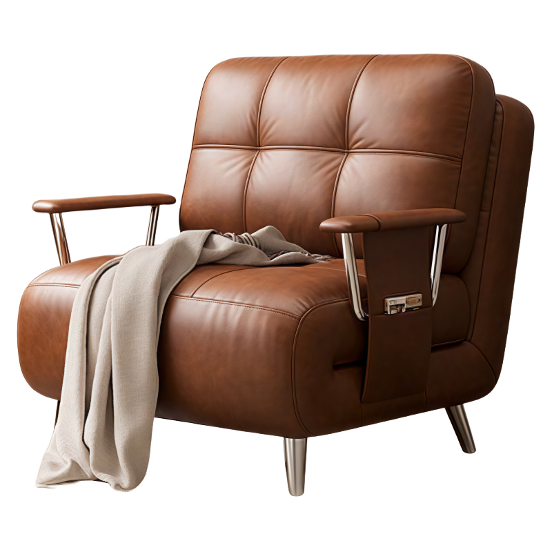 皮质折叠沙发高清大图