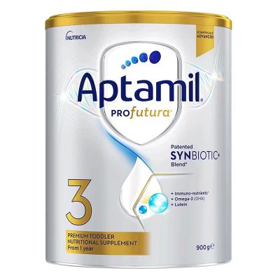 有效期到27年7月-Aptamil 澳洲爱他美 白金版(土豪金)3段 婴幼儿配方奶粉(1-3岁)900g